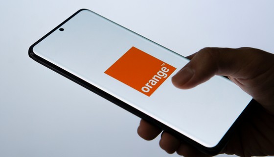 smartphone orange